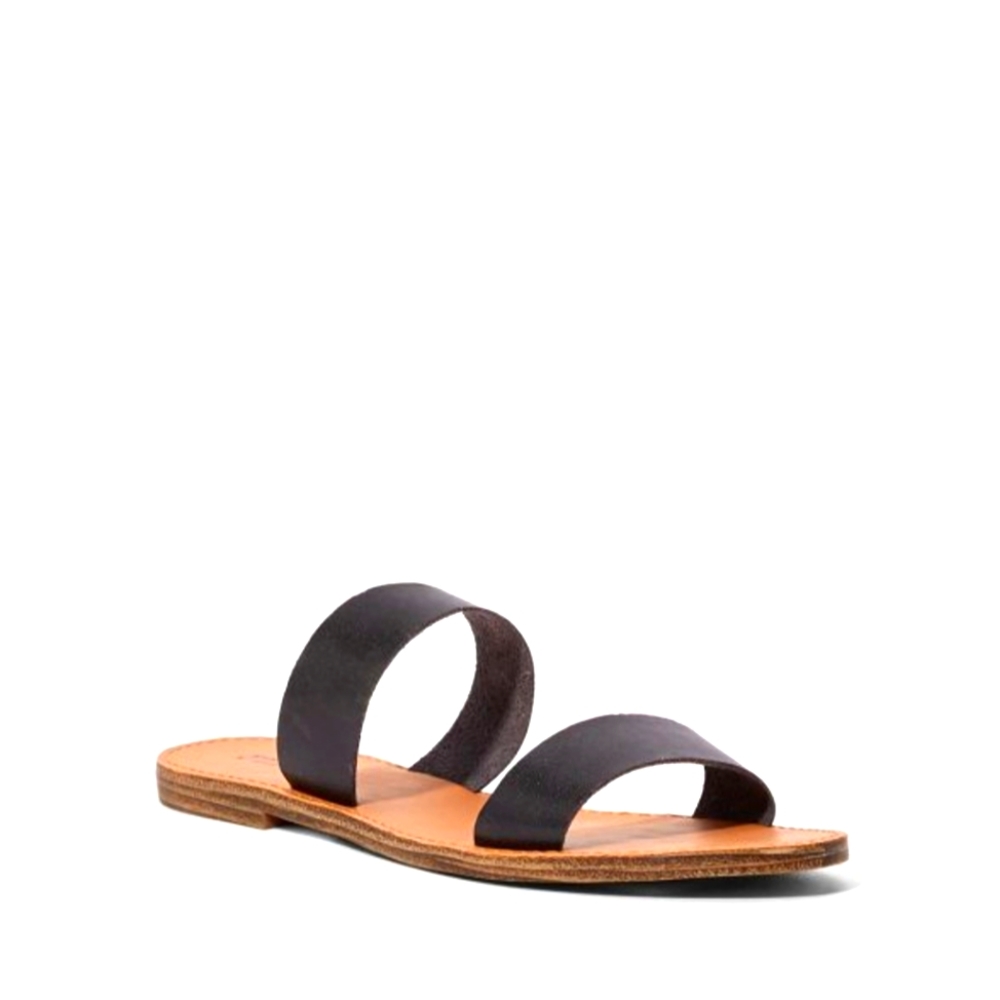 JUSTFAB never worn slide sandal black size 6